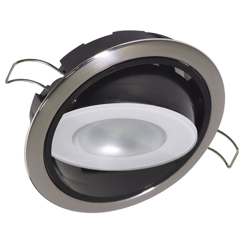 Lumitec Mirage Positionable Down Light - White Dimming - Polished Bezel [115113]