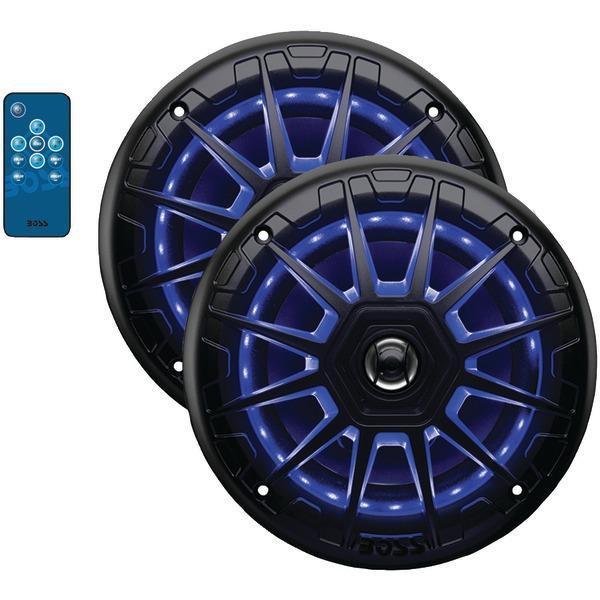 6.5" 2-Way Full-Range Illuminated Marine Speakers-Speakers, Subwoofers & Tweeters-JadeMoghul Inc.