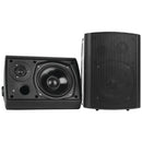 6.5" Indoor/Outdoor Wall-Mount Bluetooth(R) Speaker System (Black)-Speakers, Subwoofers & Accessories-JadeMoghul Inc.