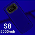 6500mAh Slim shockproof Battery Charger Case For Samsung Galaxy S8 S9 Plus Note 8 External Rechargeable Power Bank Charing Cover-S8-Blue-JadeMoghul Inc.