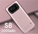 6500mAh Slim shockproof Battery Charger Case For Samsung Galaxy S8 S9 Plus Note 8 External Rechargeable Power Bank Charing Cover-S8-Rose-JadeMoghul Inc.