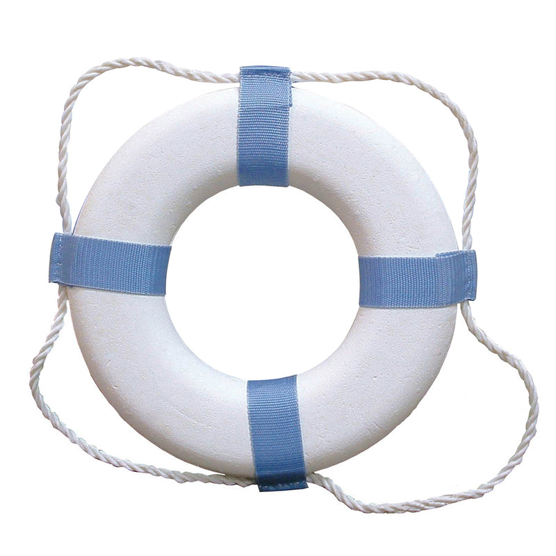 Taylor Made Decorative Ring Buoy - 25" - White/Blue - Not USCG Approved [373]