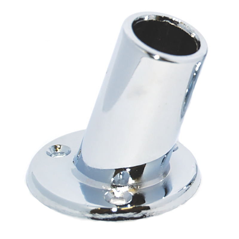 Taylor Made 1" Slanted Chrome Plated Flag Pole Socket [962]