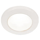 Hella Marine EuroLED 75 3" Round Screw Mount Down Light - White LED - White Plastic Rim - 12V [958110011]