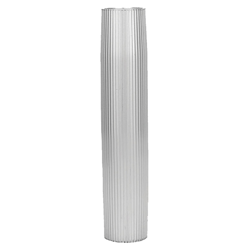 TACO Aluminum Ribbed Table Pedestal - 2-3/8" O.D. - 30-3/4" Length [Z60-7288VEL30.75-2]