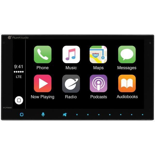 6.75" Double-DIN In-Dash Digital Media AM/FM Receiver with Bluetooth(R), Apple CarPlay(TM) & Android(TM) Auto-Receivers & Accessories-JadeMoghul Inc.