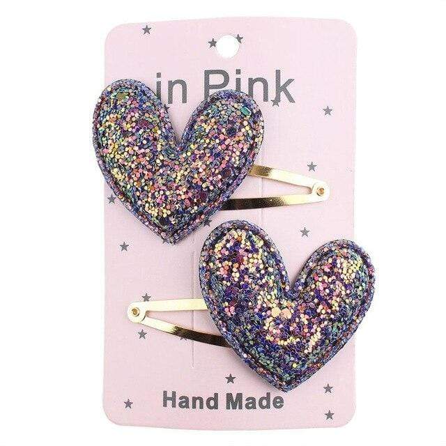 67Color 2PCS/Set Lovely Children's Series Hair Clips Sequins Barrettes Alloy Pins Grips Accessories For Girls HeadWear AExp