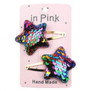 67Color 2PCS/Set Lovely Children's Series Hair Clips Sequins Barrettes Alloy Pins Grips Accessories For Girls HeadWear AExp