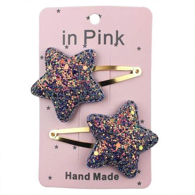 67Color 2PCS/Set Lovely Children's Series Hair Clips Sequins Barrettes Alloy Pins Grips Accessories For Girls HeadWear AExp