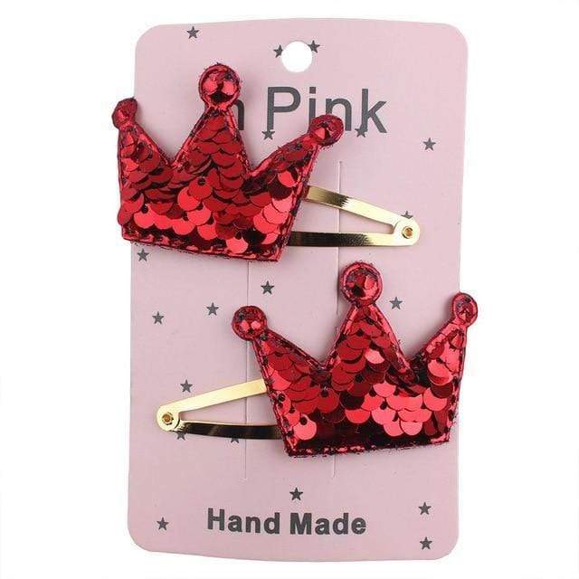 67Color 2PCS/Set Lovely Children's Series Hair Clips Sequins Barrettes Alloy Pins Grips Accessories For Girls HeadWear AExp