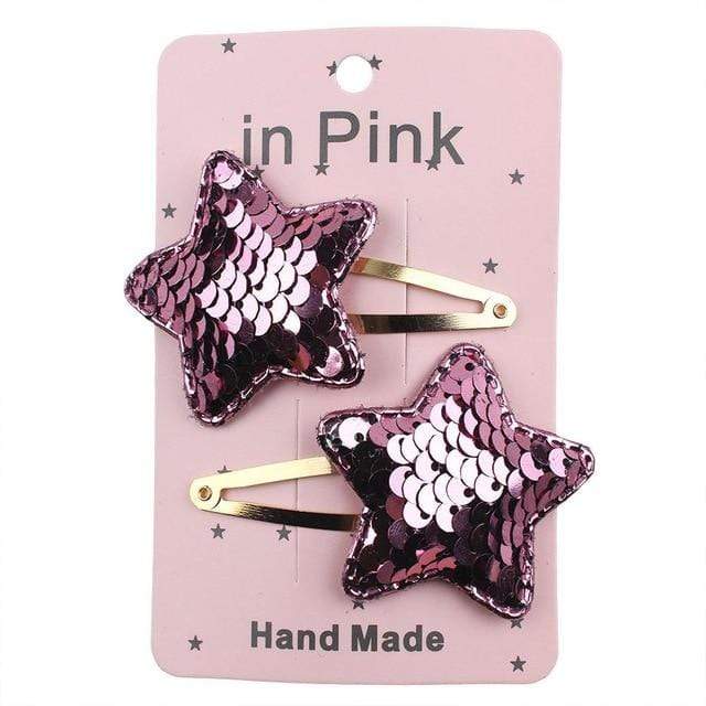 67Color 2PCS/Set Lovely Children's Series Hair Clips Sequins Barrettes Alloy Pins Grips Accessories For Girls HeadWear JadeMoghul Inc. 