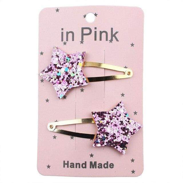 67Color 2PCS/Set Lovely Children's Series Hair Clips Sequins Barrettes Alloy Pins Grips Accessories For Girls HeadWear JadeMoghul Inc. 