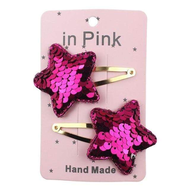 67Color 2PCS/Set Lovely Children's Series Hair Clips Sequins Barrettes Alloy Pins Grips Accessories For Girls HeadWear JadeMoghul Inc. 