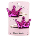 67Color 2PCS/Set Lovely Children's Series Hair Clips Sequins Barrettes Alloy Pins Grips Accessories For Girls HeadWear JadeMoghul Inc. 