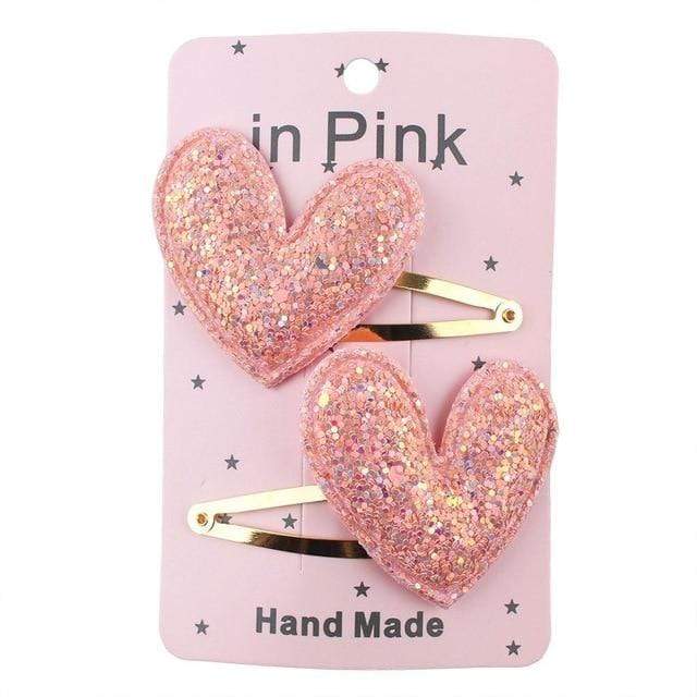 67Color 2PCS/Set Lovely Children's Series Hair Clips Sequins Barrettes Alloy Pins Grips Accessories For Girls HeadWear JadeMoghul Inc. 