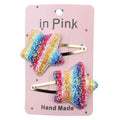 67Color 2PCS/Set Lovely Children's Series Hair Clips Sequins Barrettes Alloy Pins Grips Accessories For Girls HeadWear JadeMoghul Inc. 