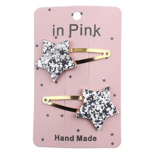 67Color 2PCS/Set Lovely Children's Series Hair Clips Sequins Barrettes Alloy Pins Grips Accessories For Girls HeadWear JadeMoghul Inc. 