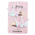 67Color 2PCS/Set Lovely Children's Series Hair Clips Sequins Barrettes Alloy Pins Grips Accessories For Girls HeadWear JadeMoghul Inc. 
