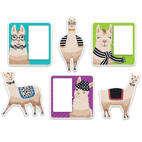 6IN BOLD BRIGHT LLAMAS CUTOUTS-Learning Materials-JadeMoghul Inc.