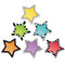 6IN BOLD BRIGHT STARS CUT OUTS-Learning Materials-JadeMoghul Inc.