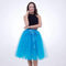 6Layers 65cm Summer Fashion Women Tutu Tulle Skirt Wedding Bridesmaid Skirts Knee Length Lolita Mesh Petticoat Saia Faldas 2017-blue-One Size-JadeMoghul Inc.