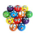 6pcs 6.3cm Stress Balls Grimace Smiley Laugh Face Soft Foam PU Squeeze Squishy Balls Toys for Kids Children Adults JadeMoghul Inc. 