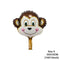 6pcs Safari Party Theme Animal Ballons Jungle Party Zoo Helium Foil Air Balloon Kids Birthday Party Decorations Baloon Kit Balon
