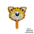 6pcs Safari Party Theme Animal Ballons Jungle Party Zoo Helium Foil Air Balloon Kids Birthday Party Decorations Baloon Kit Balon