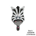 6pcs Safari Party Theme Animal Ballons Jungle Party Zoo Helium Foil Air Balloon Kids Birthday Party Decorations Baloon Kit Balon