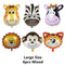 6pcs Safari Party Theme Animal Ballons Jungle Party Zoo Helium Foil Air Balloon Kids Birthday Party Decorations Baloon Kit Balon