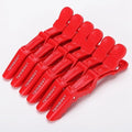 6pcs/lot Plastic Hair Clip Hairdressing Clamps Claw Hair Section Clips Grip Cutting Barbers For Salon Hair Styling Accessories AExp