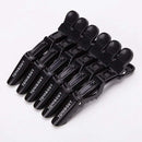 6pcs/lot Plastic Hair Clip Hairdressing Clamps Claw Hair Section Clips Grip Cutting Barbers For Salon Hair Styling Accessories AExp