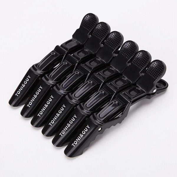 6pcs/lot Plastic Hair Clip Hairdressing Clamps Claw Hair Section Clips Grip Cutting Barbers For Salon Hair Styling Accessories AExp