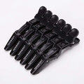 6pcs/lot Plastic Hair Clip Hairdressing Clamps Claw Hair Section Clips Grip Cutting Barbers For Salon Hair Styling Accessories AExp