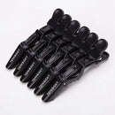 6pcs/lot Plastic Hair Clip Hairdressing Clamps Claw Hair Section Clips Grip Cutting Barbers For Salon Hair Styling Accessories AExp