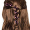 6Pcs/pack Wedding Bridal Hair Claws Women Mini Headwear Rhinestone Snowflake Hair Clips Flower hairpins Hair Accessories-Blue-JadeMoghul Inc.