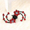 6Pcs/pack Wedding Bridal Hair Claws Women Mini Headwear Rhinestone Snowflake Hair Clips Flower hairpins Hair Accessories-Red-JadeMoghul Inc.