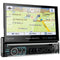 7" Incite Single-DIN In-Dash GPS Navigation Motorized LCD Touchscreen DVD Receiver with Detachable Face & Bluetooth(R)-GPS A/V Receivers-JadeMoghul Inc.