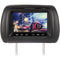 7" LCD Universal Replacement Headrest Monitor with IR Transmitter & 3 Interchangeable Color Skins-Overhead & Headrest with DVD-JadeMoghul Inc.