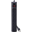 7-Outlet Essential Surge Protector (6ft)-Surge Protectors-JadeMoghul Inc.