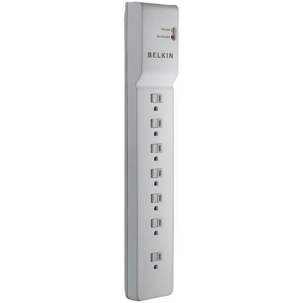 7-Outlet Home/Office Surge Protector (6ft Cord)-Surge Protectors-JadeMoghul Inc.