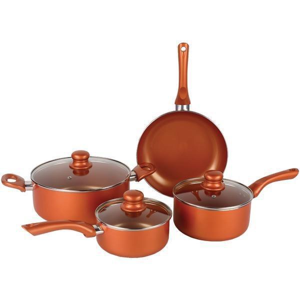 7-Piece Nonstick Copper Cookware Set-Kitchen Accessories-JadeMoghul Inc.