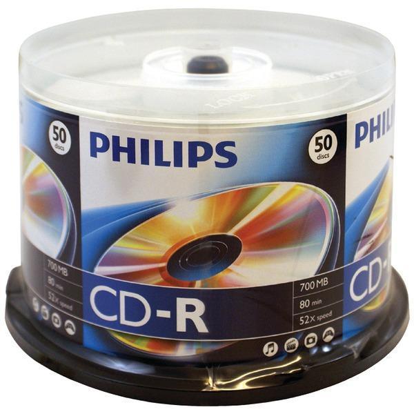 700MB 80-Minute 52x CD-Rs (50-ct Cake Box Spindle)-Recordable Discs-JadeMoghul Inc.
