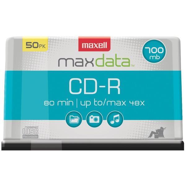 700MB 80-Minute CD-Rs (50-ct Spindle)-Recordable Discs-JadeMoghul Inc.