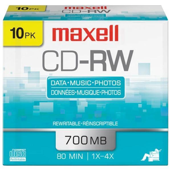700MB 80-Minute CD-RWs (10 pk)-Recordable Discs-JadeMoghul Inc.