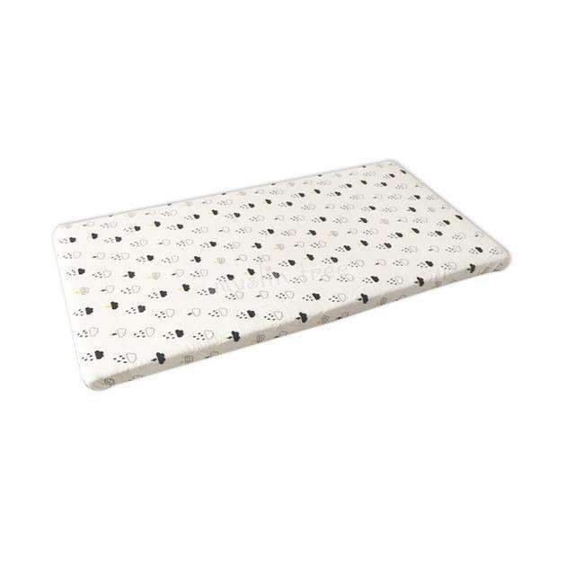 70*130cm Baby Bed Crib Sheet Mattress Cover Muslin Tree Crown Cloud Home Textile Bed Sheets Covers Protector crib sheet bedding-Burgundy-JadeMoghul Inc.
