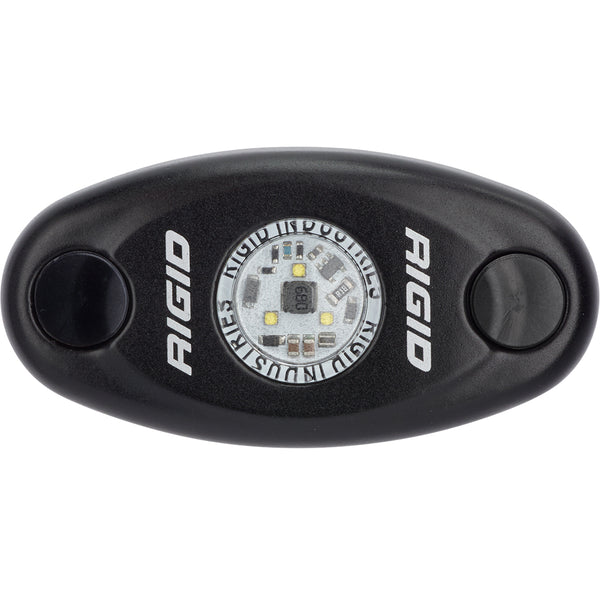 RIGID Industries A-Series Black Low Power LED Light - Single - Warm White [480013]
