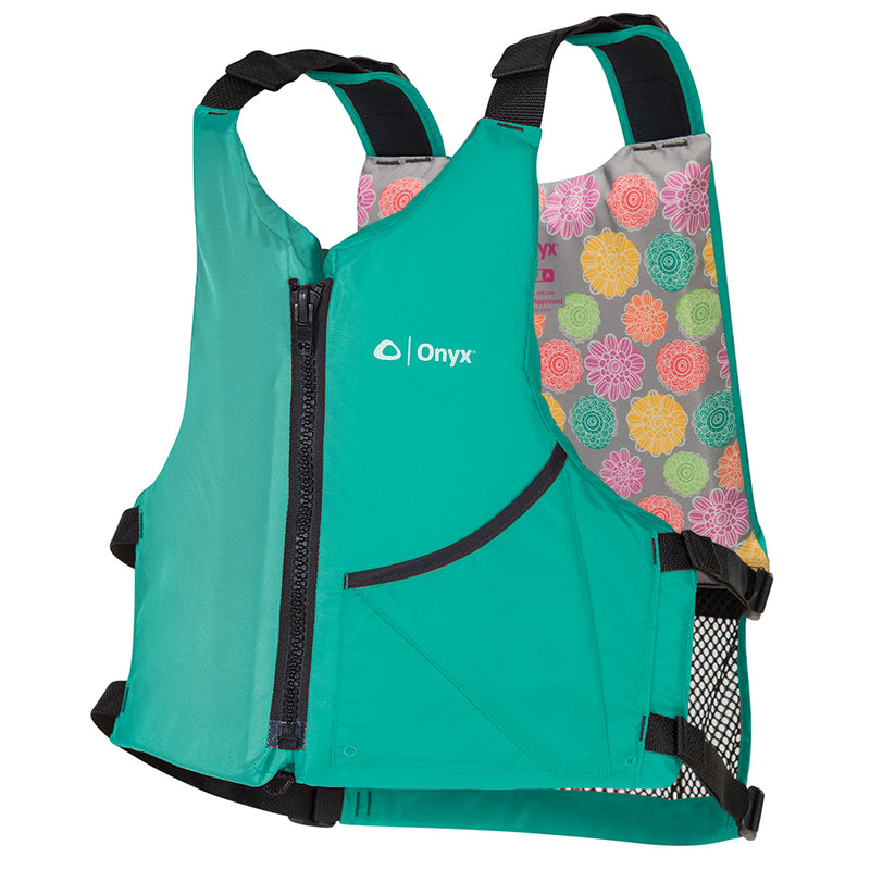 Onyx Universal Paddle Vest - Adult Universal - Aqua/Floral [121900-505-004-19]