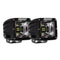 RIGID Industries Radiance Scene Lights - Surface Mount Pair - Black w/White LED Backlight [68200]
