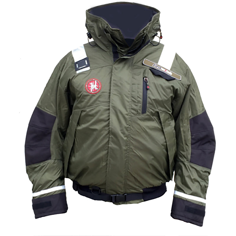 First Watch AB-1100 Flotation Bomber Jacket - Green - XXL [AB-1100-PRO-GN-2XL]